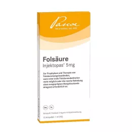 FOLSÄURE INJEKTOPAS 5 mg ενέσιμο διάλυμα, 10 τεμάχια