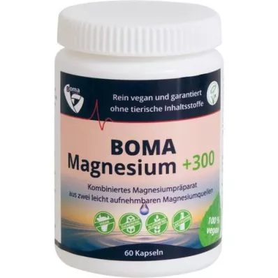 MAGNESIUM+300 κάψουλες, 60 τεμάχια