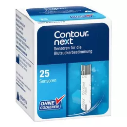CONTOUR Δοκιμαστικές ταινίες Next Sensors, 1X25 τεμάχια