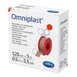 OMNIPLAST Υφασμάτινος γύψος στερέωσης 1,25 cmx5 m, 1 τεμάχιο
