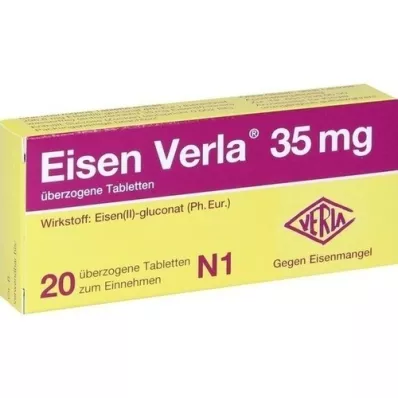 EISEN VERLA Επικαλυμμένα δισκία 35 mg, 20 τεμάχια