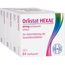 ORLISTAT HEXAL Σκληρές κάψουλες 60 mg, 3X84 τεμάχια