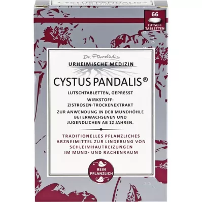 CYSTUS Παστίλιες Pandalis, 66 τεμάχια