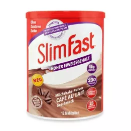 SLIM FAST Cafe au Lait σε σκόνη, 438 g