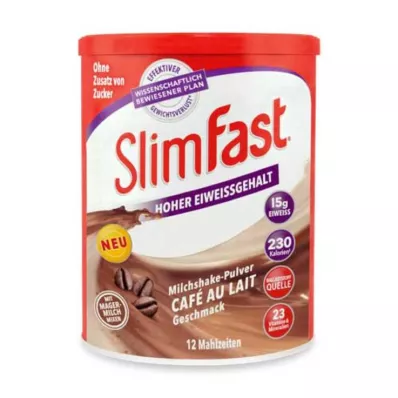 SLIM FAST Cafe au Lait σε σκόνη, 438 g