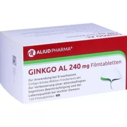 GINKGO AL 240 mg επικαλυμμένα με λεπτό υμένιο δισκία, 120 τεμάχια