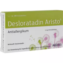 DESLORATADIN Aristo 5 mg επικαλυμμένα με λεπτό υμένιο δισκία, 20 τεμάχια