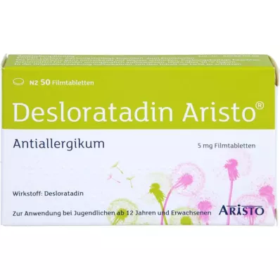 DESLORATADIN Aristo 5 mg επικαλυμμένα με λεπτό υμένιο δισκία, 50 τεμάχια