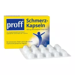 PROFF Κάψουλες πόνου 400 mg, 20 τεμάχια