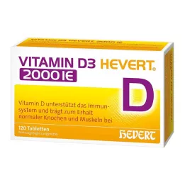 VITAMIN D3 HEVERT δισκία 2.000 I.U., 120 τεμάχια