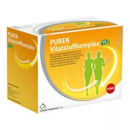 PUREN Φάκελος με σύμπλοκο ζωτικής ουσίας 15 g κόκκων, 30 τεμάχια