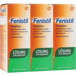 FENISTIL Σταγόνες, 3X20 ml