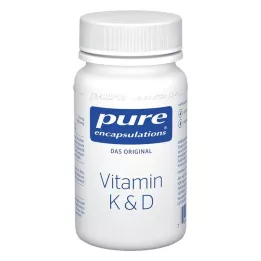 PURE ENCAPSULATIONS Βιταμίνη Κ &amp; Κάψουλες D, 60 κάψουλες