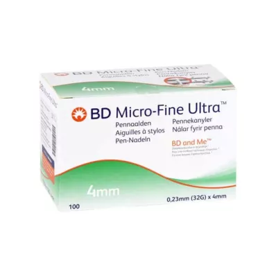 BD Βελόνες Micro-Fine Ultra Pen 0,23x4 mm, 100 τεμ