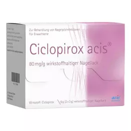 CICLOPIROX acis 80 mg/g βερνίκι νυχιών που περιέχει δραστικό συστατικό, 6 g