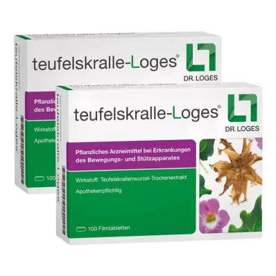 TEUFELSKRALLE-LOGES Επικαλυμμένα με λεπτό υμένιο δισκία, 200 τεμάχια