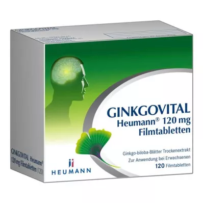 GINKGOVITAL Επικαλυμμένα με λεπτό υμένιο δισκία Heumann 120 mg, 120 τεμ