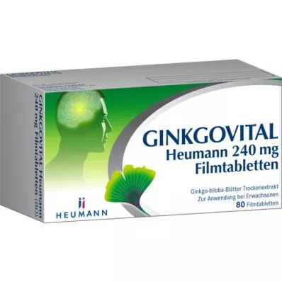 GINKGOVITAL Heumann 240 mg επικαλυμμένα με λεπτό υμένιο δισκία, 80 τεμάχια