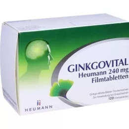 GINKGOVITAL Heumann 240 mg επικαλυμμένα με λεπτό υμένιο δισκία, 120 τεμάχια