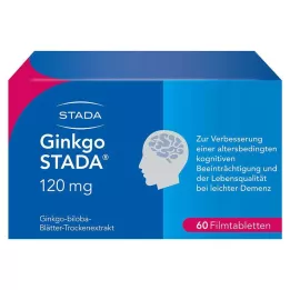 GINKGO STADA 120 mg επικαλυμμένα με λεπτό υμένιο δισκία, 60 τεμάχια
