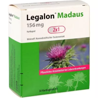 LEGALON Madaus 156 mg σκληρές κάψουλες, 30 τεμάχια