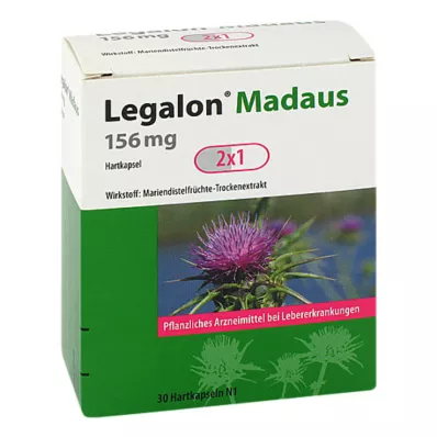 LEGALON Madaus 156 mg σκληρές κάψουλες, 30 τεμάχια