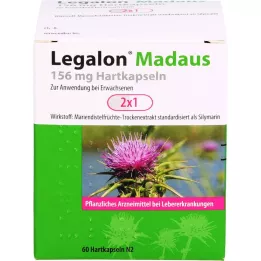 LEGALON Madaus 156 mg σκληρές κάψουλες, 60 τεμάχια
