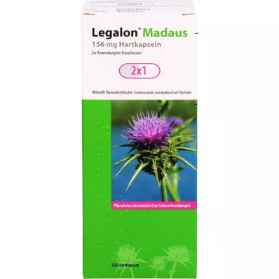 LEGALON Madaus 156 mg σκληρές κάψουλες, 120 τεμάχια