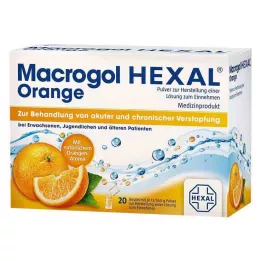 MACROGOL HEXAL Πορτοκαλί Plv.z.Her.e.Lsg.z.Einn.Btl., 20 τεμ