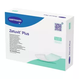 ZETUVIT Plus extra ισχυρή απορροφητική κομπρέσα αποστειρωμένη 15x20 cm, 10 τεμάχια