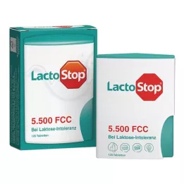 LACTOSTOP 5,500 FCC Δισκία με διανομέα κλικ, 120 τεμάχια