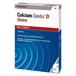 CALCIUM SANDOZ D Osteo 500 mg/1.000 I.U. μασώμενα δισκία, 120 τεμάχια