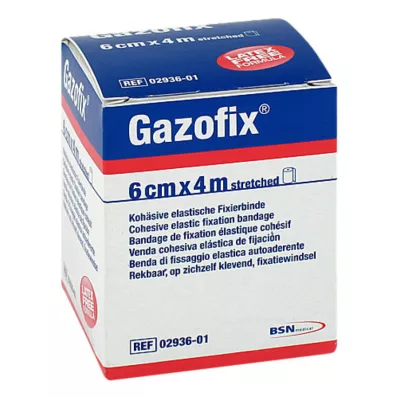 Επίδεσμος στερέωσης Gazofix συνεκτικός 6 cm x 4 m, 1 τεμάχιο