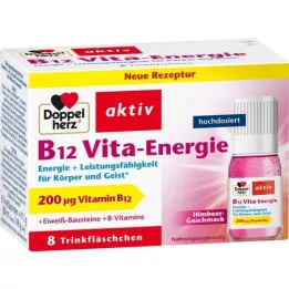 DOPPELHERZ Αμπούλες πόσης B12 Vita-Energie, 8 τεμάχια