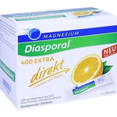 MAGNESIUM DIASPORAL 400 κόκκοι Extra direct, 100 τεμάχια