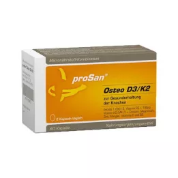 PROSAN Osteo D3/K2 μαλακές κάψουλες, 60 τεμάχια