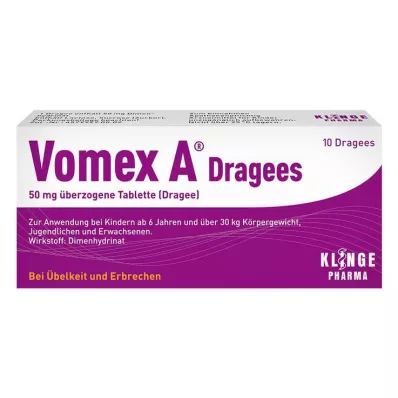 Κουφέτα Vomex A® 50 mg, 10 τεμ