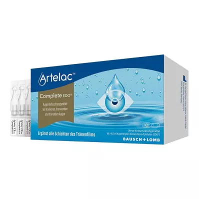 Οφθαλμικές σταγόνες Artelac Complete MDO για ξηρά / υδαρή μάτια, 60X0,5 ml