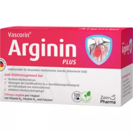 VASCORIN Arginine Plus κάψουλες, 120 κάψουλες