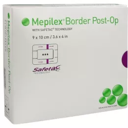 MEPILEX Στύλος συνόρων-OP Αυτοκόλλητος επίδεσμος 9x10 cm, 10 τμχ