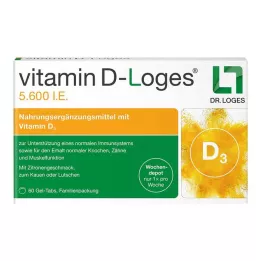 VITAMIN D-LOGES 5.600 I.E. Wo.Depot Kautabl.Fam.Pa, 60 τεμ