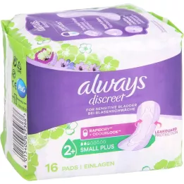 ALWAYS discreet incontinence single small plus, 16 τεμάχια