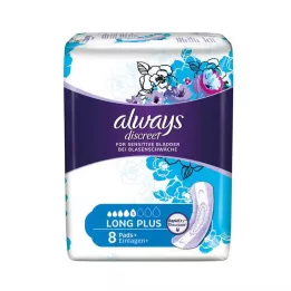 ALWAYS discreet incontinence single long plus, 8 τεμάχια
