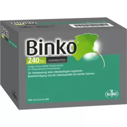 BINKO 240 mg επικαλυμμένα με λεπτό υμένιο δισκία, 120 τεμάχια