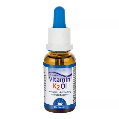VITAMIN K2 ÖL Σταγόνες του Dr Jacob, 20 ml