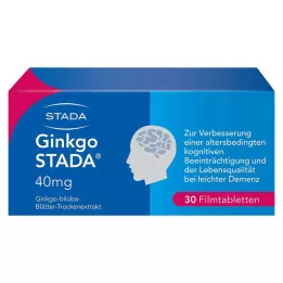 GINKGO STADA Επικαλυμμένα με λεπτό υμένιο δισκία 40 mg, 30 τεμάχια
