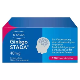 GINKGO STADA Επικαλυμμένα με λεπτό υμένιο δισκία 40 mg, 120 τεμάχια