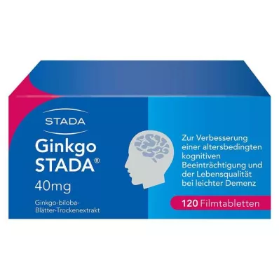 GINKGO STADA Επικαλυμμένα με λεπτό υμένιο δισκία 40 mg, 120 τεμάχια