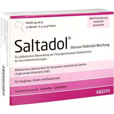 SALTADOL Στοματικό διάλυμα ηλεκτρολυτών, 12 τεμάχια