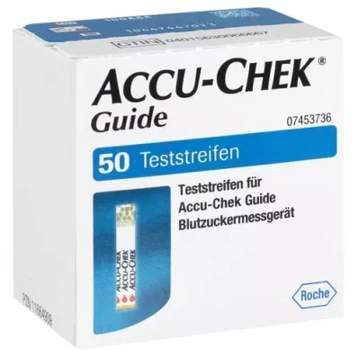 ACCU-CHEK Δοκιμαστικές ταινίες οδηγού, 1X50 τεμάχια